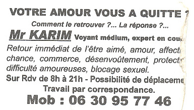 Monsieur KARIM, Clermont-Ferrand