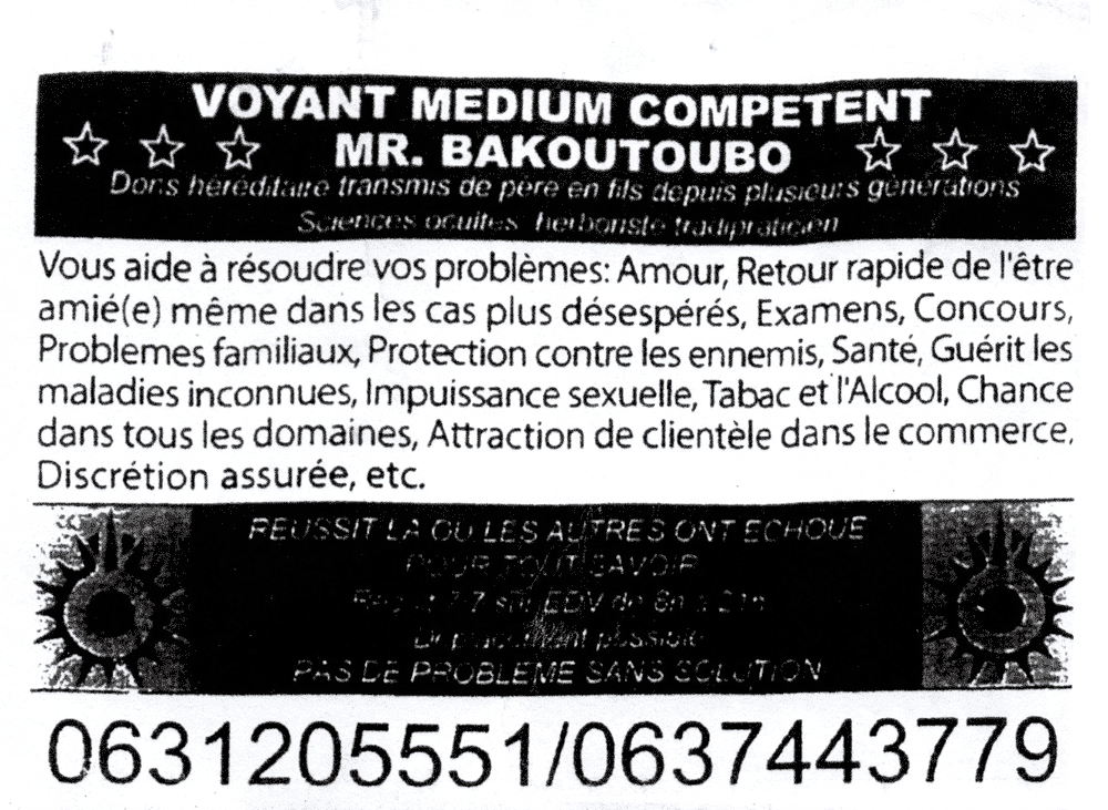 Monsieur BAKOUTOUBO, (indtermin)