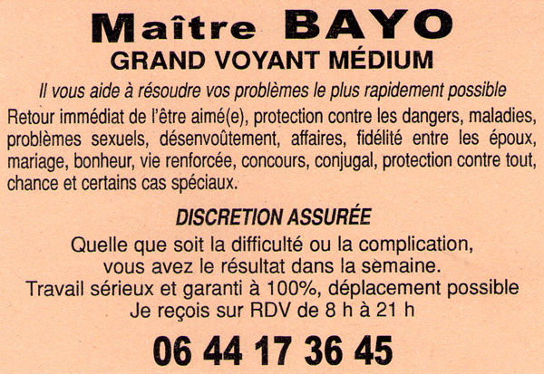 Matre BAYO, Hrault, Montpellier