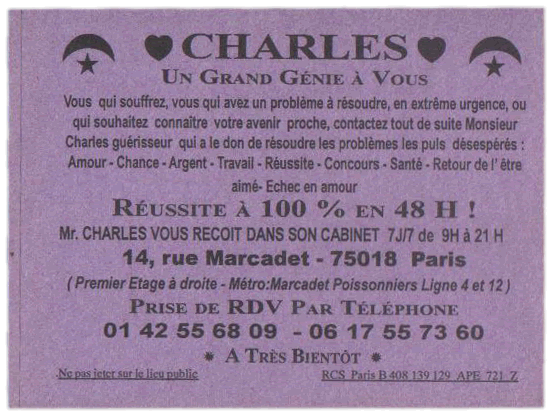 Cliquez pour voir la fiche dtaille de CHARLES