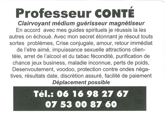 Professeur CONT, Val de Marne