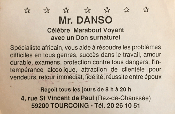 Monsieur DANSO, Nord