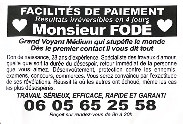 Monsieur FOD, Alpes-Maritimes