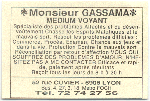 Cliquez pour voir la fiche dtaille de GASSAMA