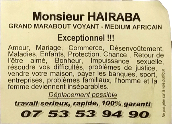 Monsieur HAIRABA, Tours