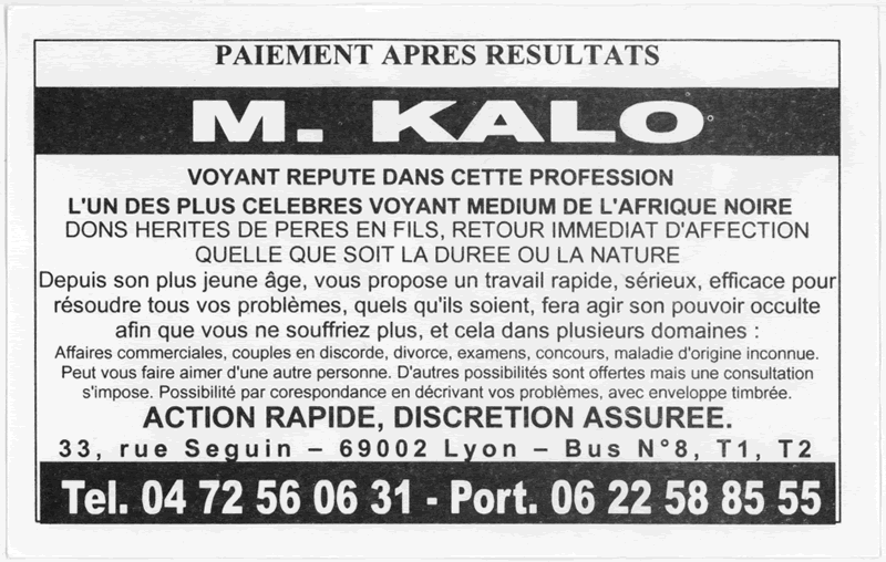 Cliquez pour voir la fiche dtaille de KALO