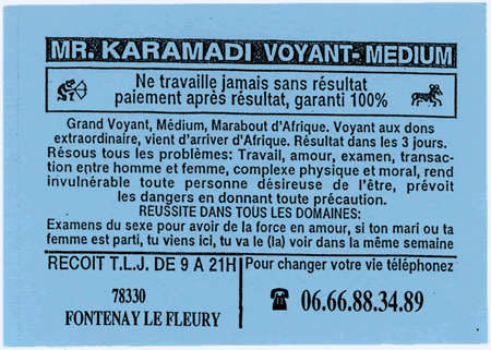 Monsieur KARAMADI, Yvelines