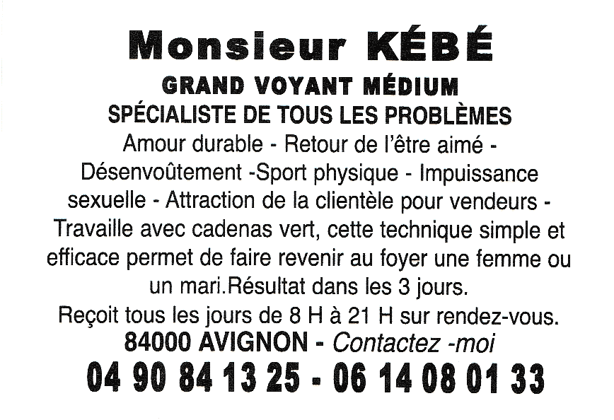 Monsieur KB, Avignon