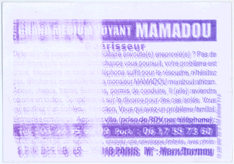 Cliquez pour voir la fiche dtaille de MAMADOU