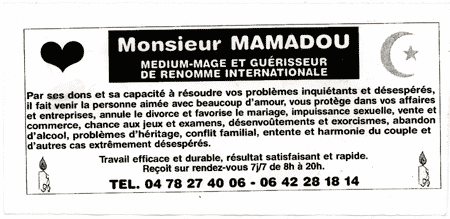 Cliquez pour voir la fiche dtaille de MAMADOU