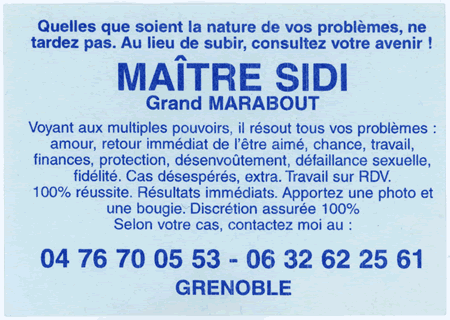 Matre SIDI, Grenoble