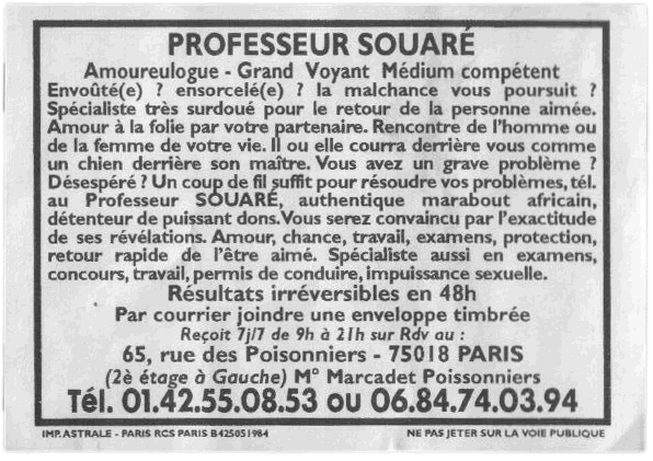 Professeur SOUAR, Paris
