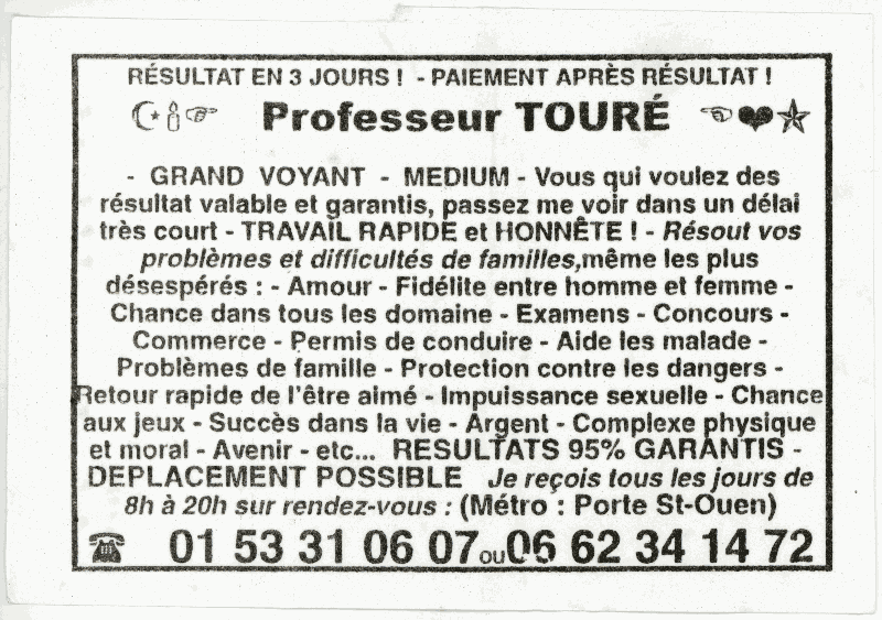 Professeur TOUR, Seine St Denis