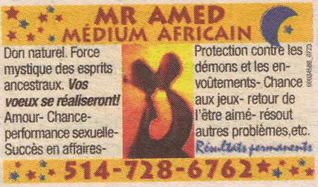 Monsieur AMED, Montral