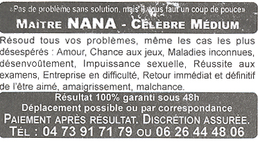 Matre NANA, Clermont-Ferrand