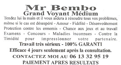 Monsieur BEMBO, Clermont-Ferrand