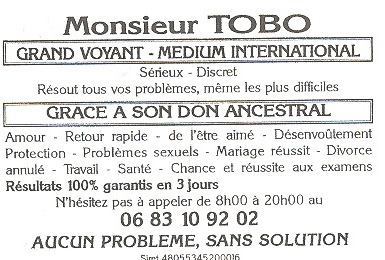 Monsieur TOBO, Clermont-Ferrand