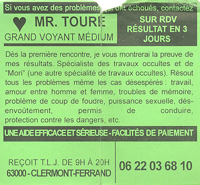 Monsieur TOURE, Clermont-Ferrand