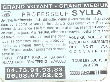Professeur SYLLA, Clermont-Ferrand