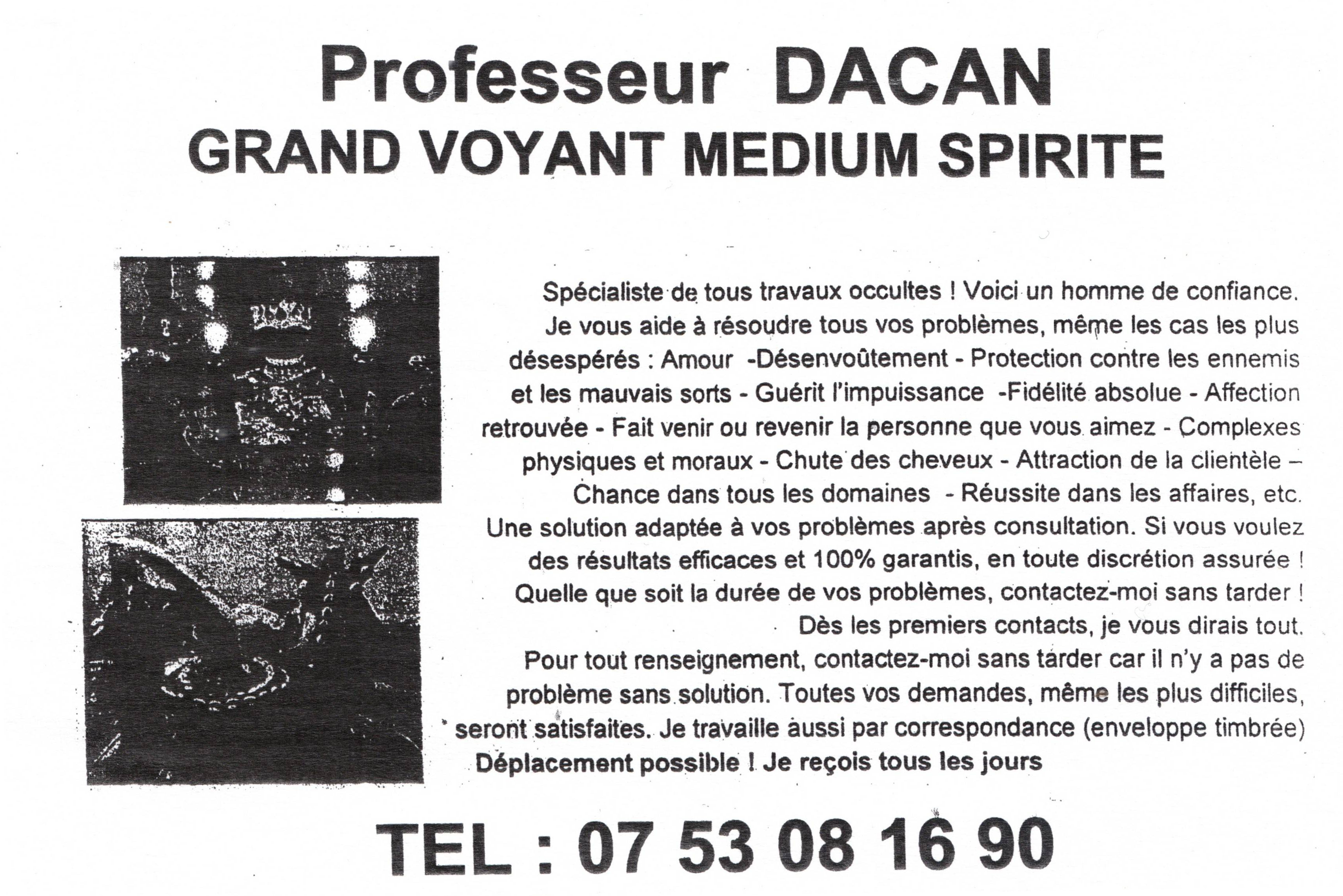 Cliquez pour voir la fiche détaillée de DACAN