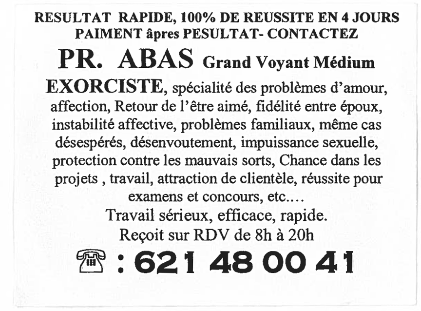 Cliquez pour voir la fiche détaillée de ABAS