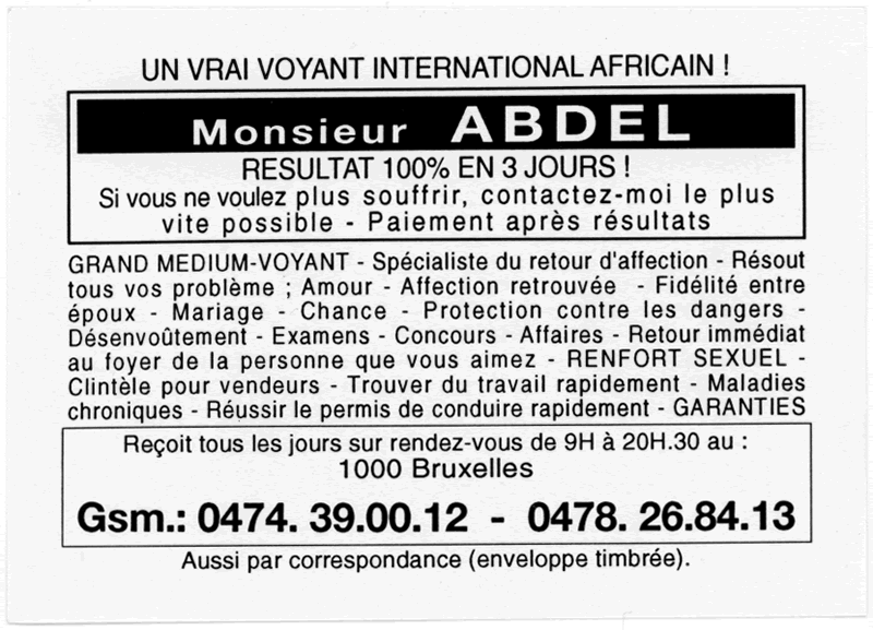 Cliquez pour voir la fiche dtaille de ABDEL