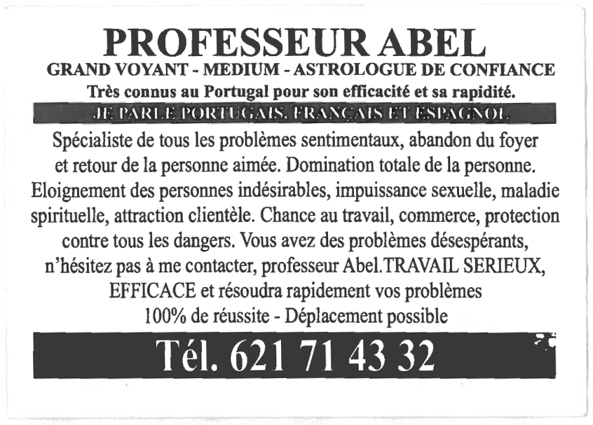 Professeur ABEL, Luxembourg