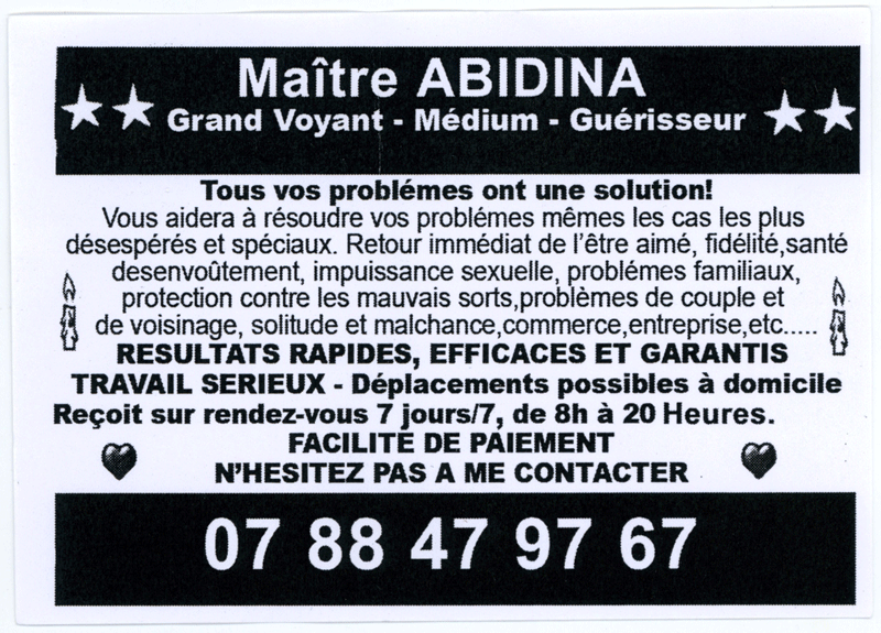 Cliquez pour voir la fiche dtaille de ABIDINA