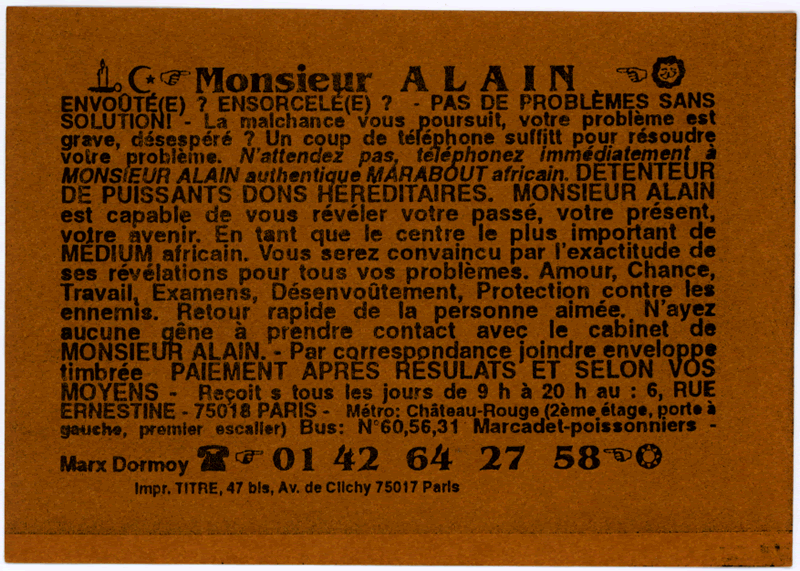 Monsieur ALAIN, Lyon