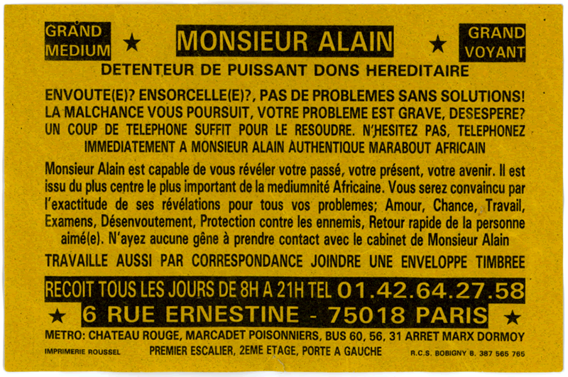 Monsieur ALAIN, Paris