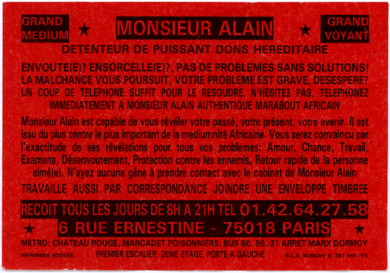 Monsieur ALAIN, Paris