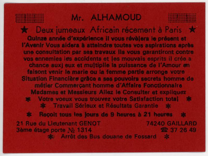 Monsieur ALHAMOUD, (indéterminé)