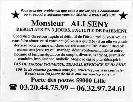 Cliquez pour voir la fiche dtaille de ALI SENY