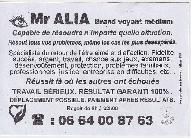 Monsieur ALIA, Lyon