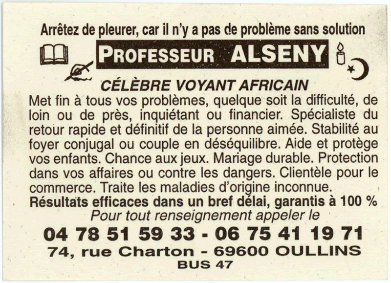Professeur ALSENY, Lyon