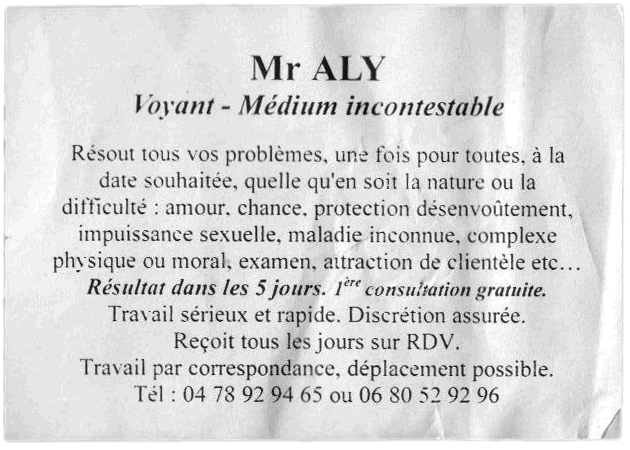 Cliquez pour voir la fiche dtaille de ALY