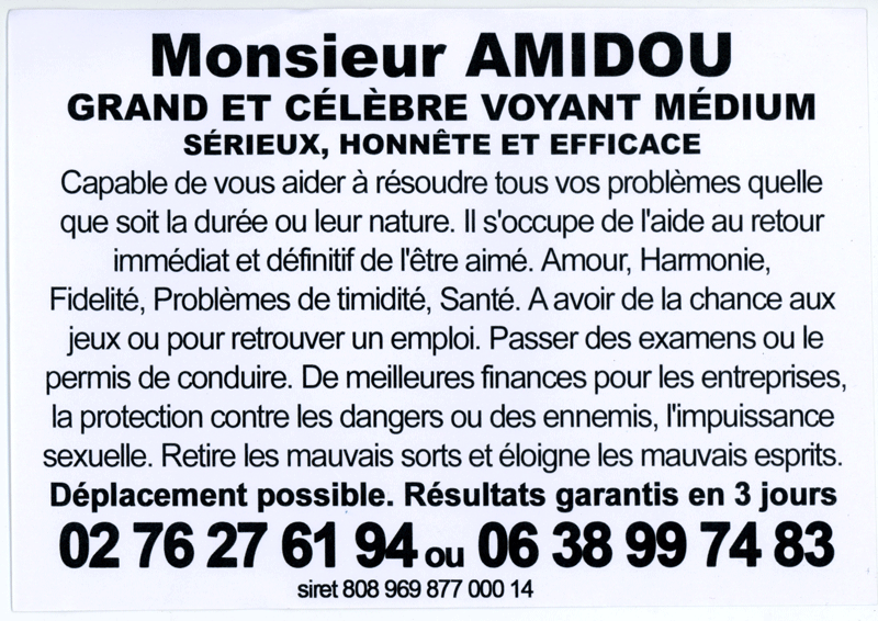 Monsieur AMIDOU, Rouen