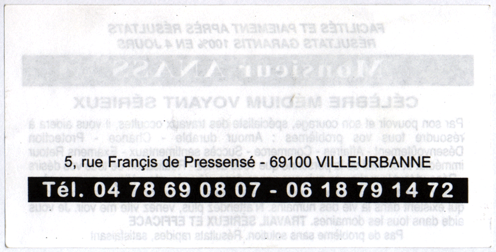 Monsieur ANASS, Villeurbanne