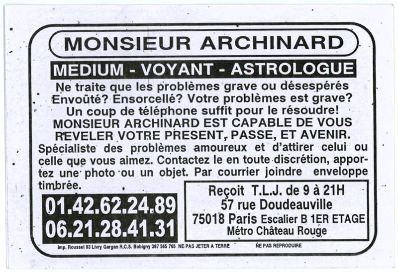 Cliquez pour voir la fiche dtaille de ARCHINARD