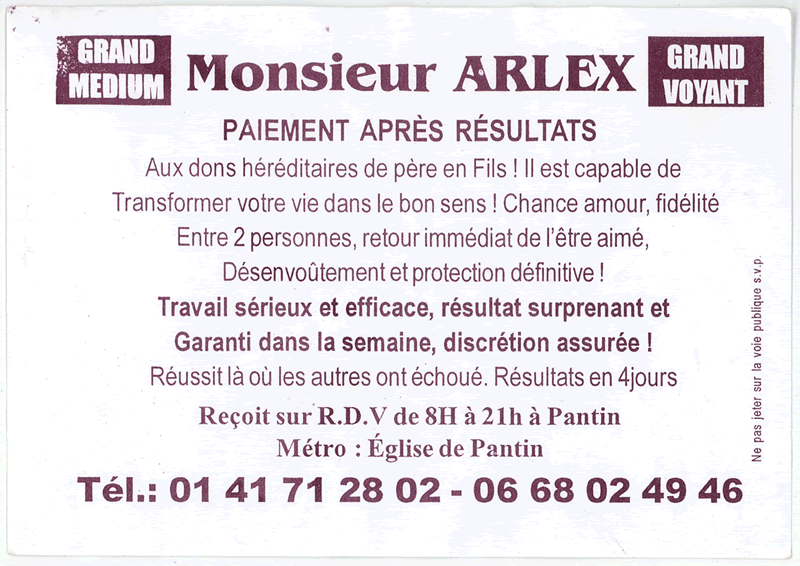 Cliquez pour voir la fiche dtaille de ARLEX