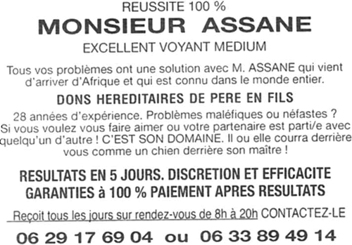 Monsieur ASSANE, (indéterminé)