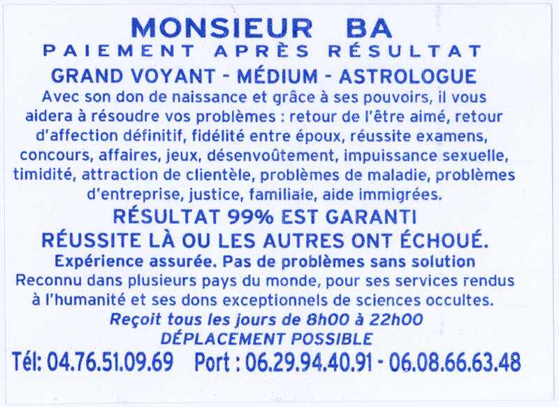 Cliquez pour voir la fiche détaillée de BA