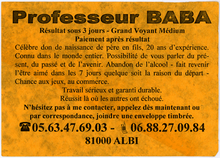 Cliquez pour voir la fiche dtaille de BABA