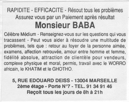 Cliquez pour voir la fiche dtaille de BABA