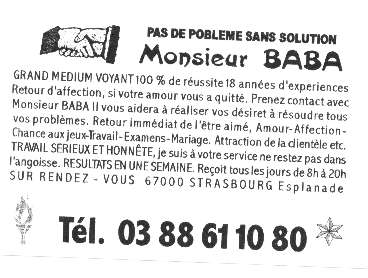 Cliquez pour voir la fiche dtaille de BABA