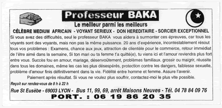 Professeur BAKA, Lyon