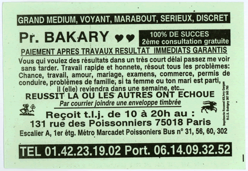 Cliquez pour voir la fiche dtaille de BAKARY