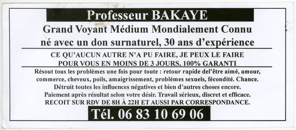 Professeur BAKAYE, Lyon