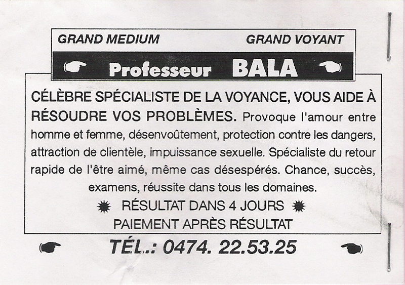 Cliquez pour voir la fiche dtaille de BALA