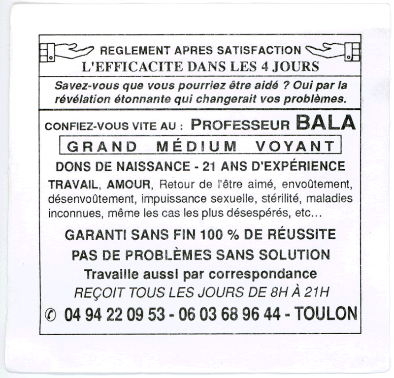 Cliquez pour voir la fiche dtaille de BALA